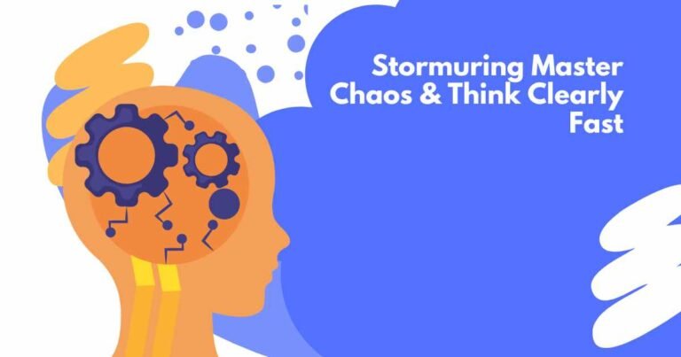 Stormuring for mental clarity during stressful situations
