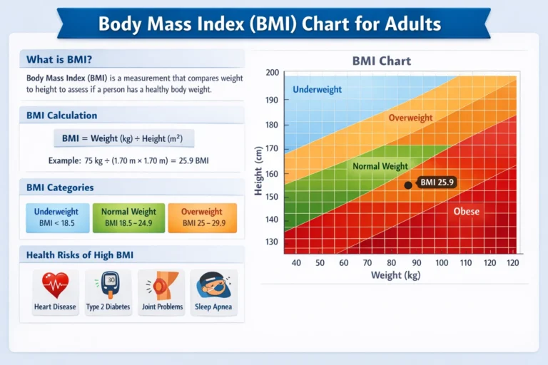 BMI Chart for Adults