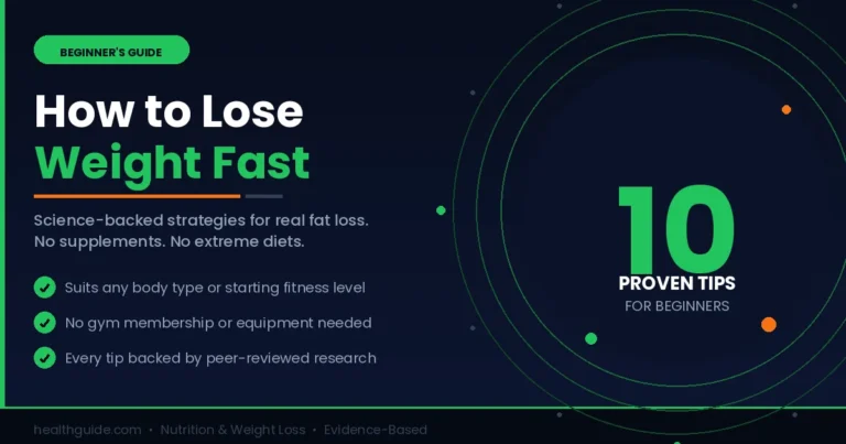 How to lose weight fast — 10 proven tips guide for beginners with science-backed strategies